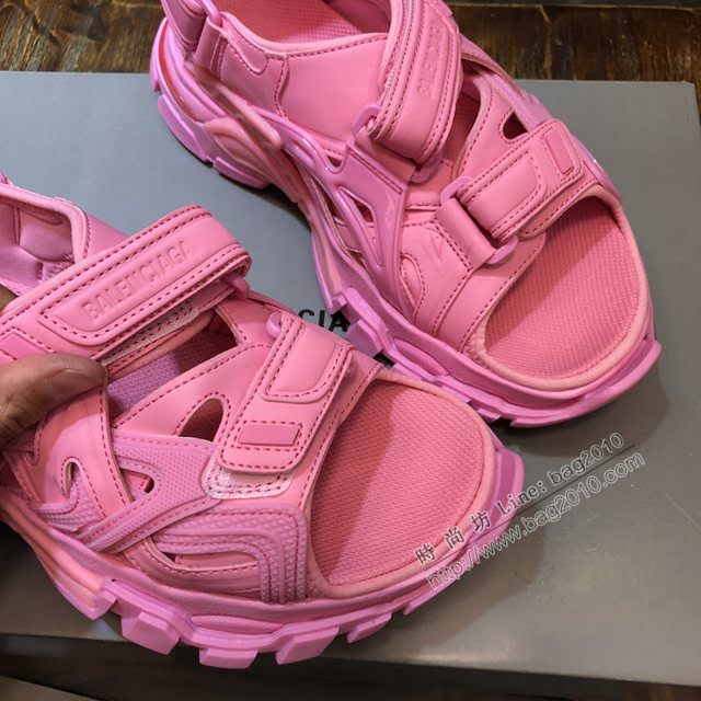 Balenciaga經典款男女鞋 巴黎世家頂級版本Track 4.0戶外概念復古老爹涼鞋 Balenciaga情侶款老爹鞋  hdbl1027